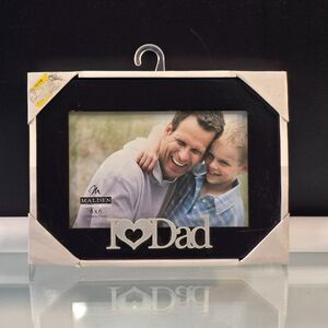 I Love Dad Malden International 4x6" Fathers Day Photo Picture Frame
